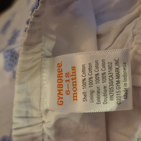 Gymboree girls 6-12 months Cute on the Coast lined dress - Picture 3 of 4
